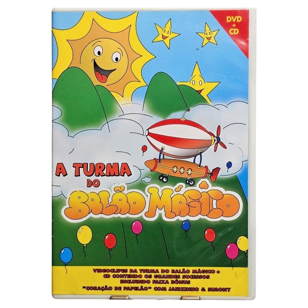 A Turma Do Balao Magico Sony BMG Kids DVD CD Combo Set AT 60000 Portuguese EUC